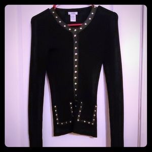 Studded cardigan